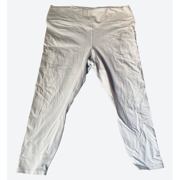 Fabletics PowerHold White Leggings 2X Polyester/Elastane Womens Activewear - Picture 3 of 8